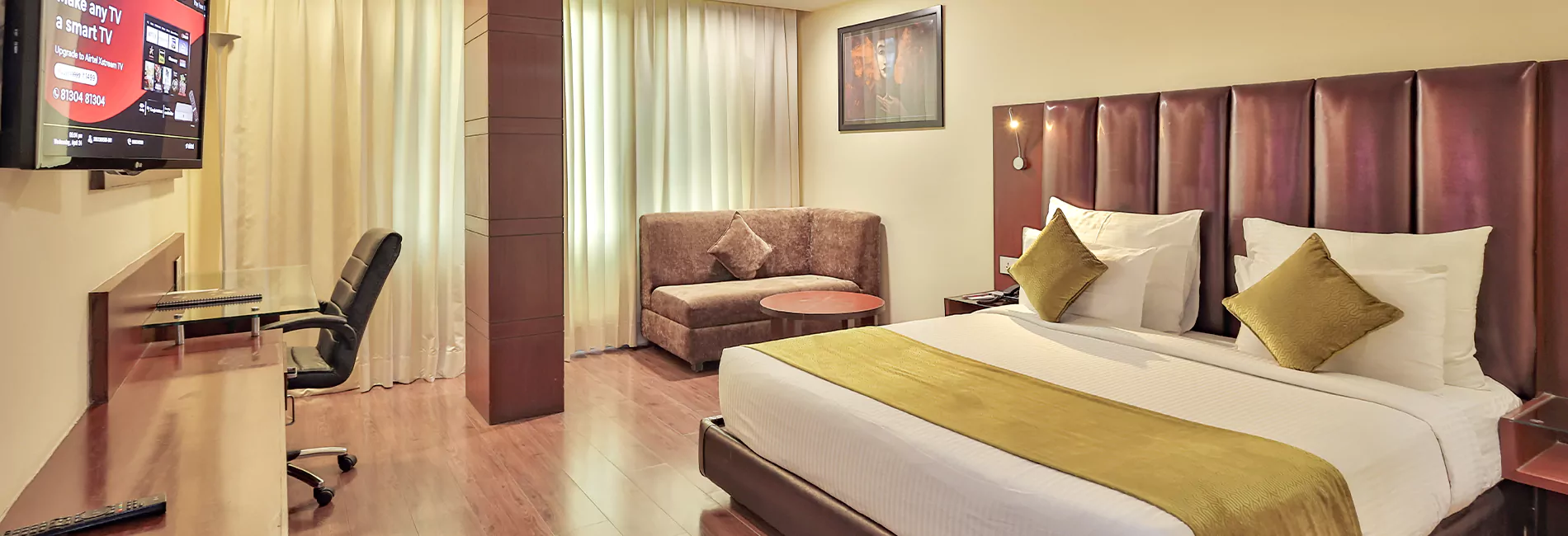 Three Star Hotel for Comfortable Stay, Cheaper Prices in Luxurious Rooms in Mohali near Chandigarh, Hotel Near to Mohali Industrial Area and Mohali PCA Stadium.