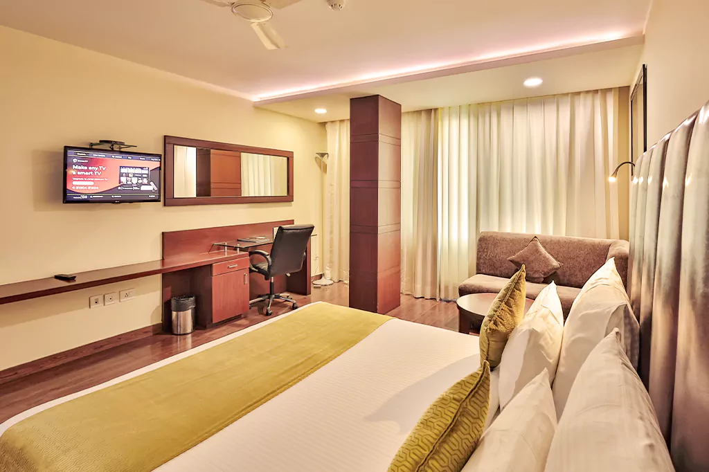 Hotel Cama, Grand Deluxe Room in Mohali Best Price, Online Book Rooms.